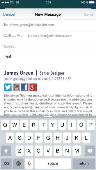 Creer Une Signature Mail Html Pour Iphone Exclaimer