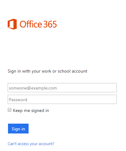 Login into Microsoft 365 (formerly Office 365) to create your email signature.