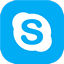 skype icon download 64x64 - curved