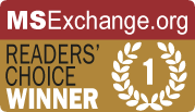 Exclaimer email signature software has been won many MSExchange.org Readers' Choice Awards.