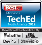 Best of TechEd award
